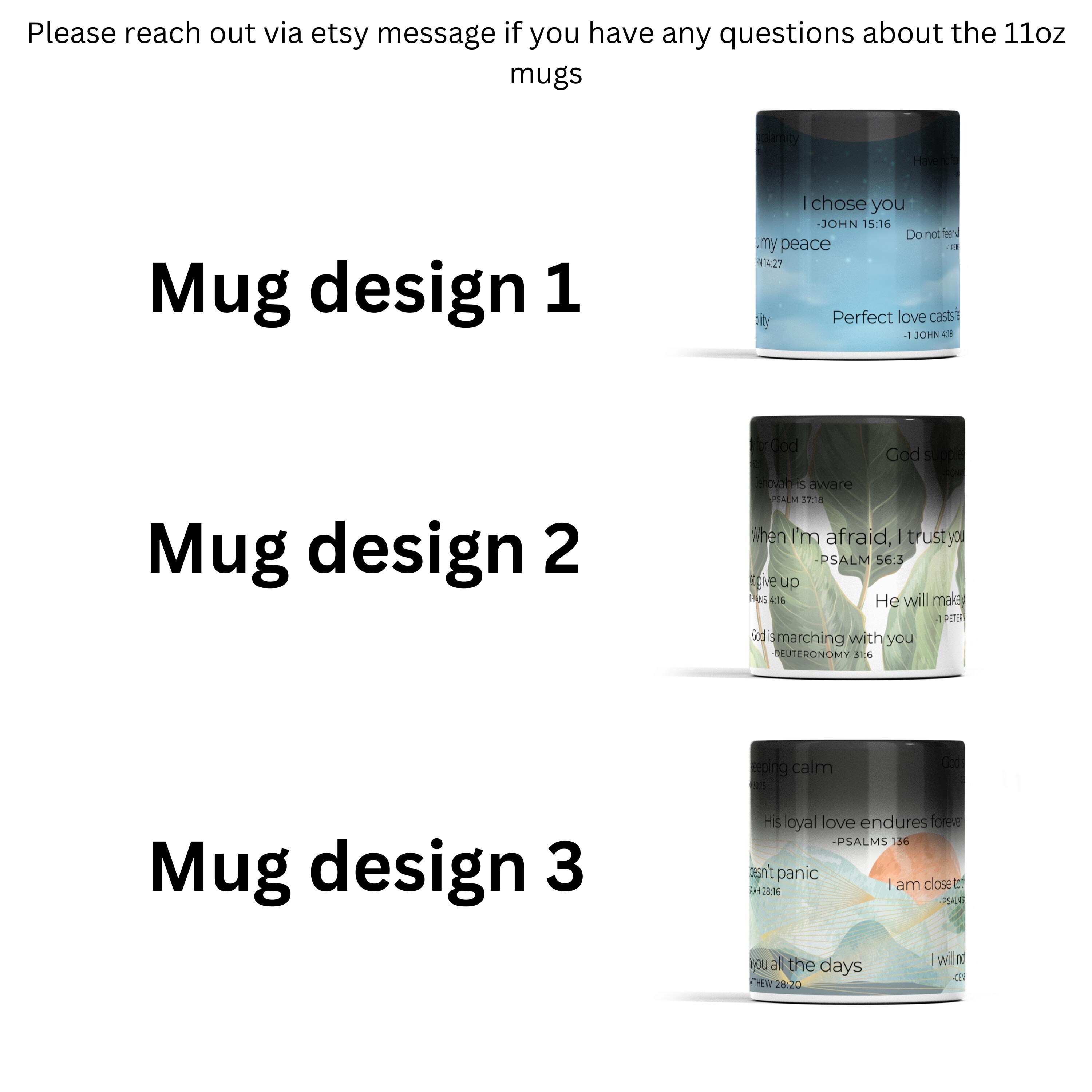 Hidden Scripture Mug Colour Changing Reveal Bible Verse Cup for Friend ...