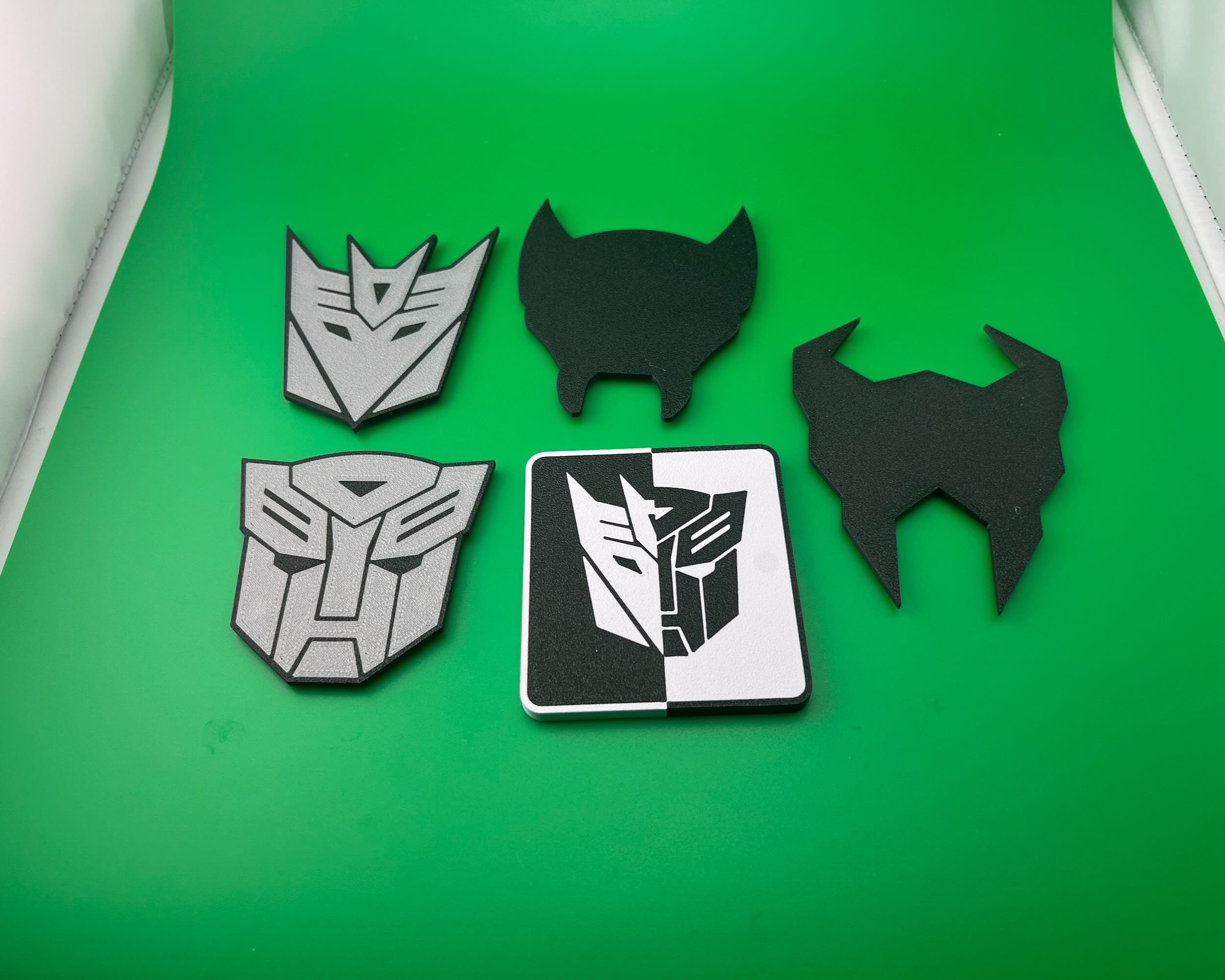 Transformer 3d Printed Set of 5 Etsy