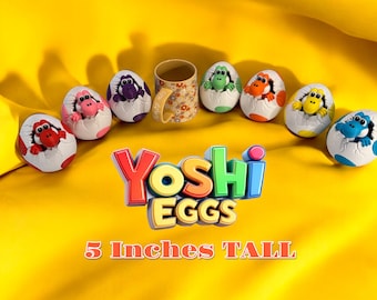 5" Tall Yoshi Eggs