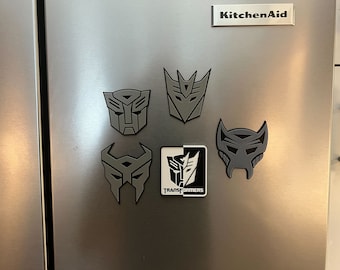 Transformer 3d printed Magnets Set of 5