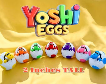 Yoshi Eggs: Colorful Decor, 2 inch