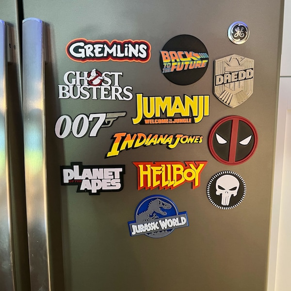 Vintage Movie Fan Art  Magnets: Cult Classic Films