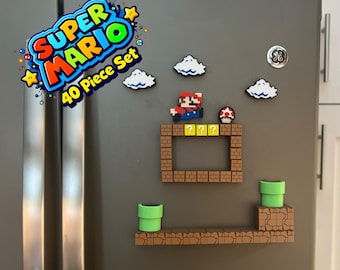 Super Mario Brothers refrigerator Magnets FUN!