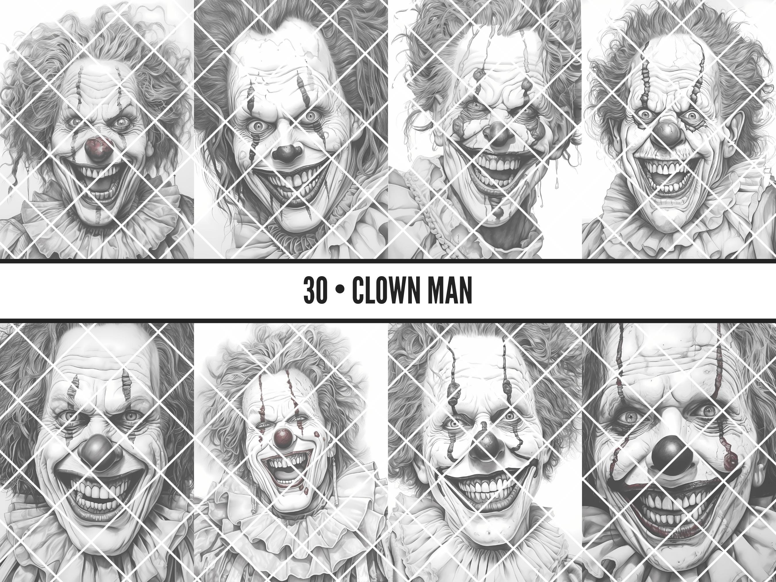 Horror Coloring Pages, Scary Coloring Sheets, Spooky Coloring Prints