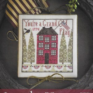 Sampler House III by Plum Street Samplers - Counted cross stitch pattern - Hard copy