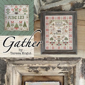 Gather - 3 Designs von Teresa Kogut - Kreuzstichmusterbuch - Gebundene Ausgabe
