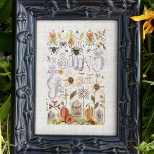 Spooky Notes by Shepherd&#39;s Bush - Counted cross stitch pattern, button pack