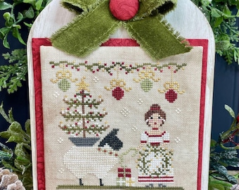 Merry Ewe by The Proper Stitcher - Counted cross stitch pattern - Hard copy