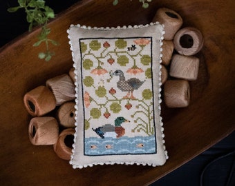 Quack Stack by Plum Street Samplers - Counted cross stitch pattern - Hard copy