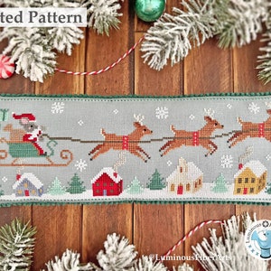 Mousecapades 7 - Happy Christmas by Luminous Fiber Arts - Counted cross stitch pattern - Hard copy