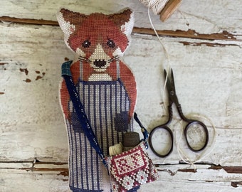 Reynard by Stacy Nash Designs - Animal Crackers British Series - Counted cross stitch pattern - Hard copy