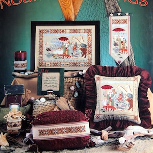 Noah and Friends di Mill Hill - Libretto a punto croce contato - Copia cartacea
