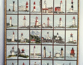 Lighthouses Here and There by Tidewater Originals - Counted cross stitch pattern book - Hard copy