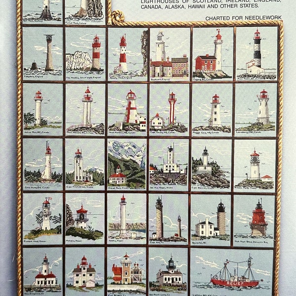 Lighthouses Here and There by Tidewater Originals - Counted cross stitch pattern book - Hard copy