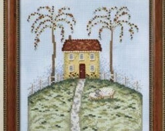 Meadowhill House (Debbie Mumm) by Mill Hill - Counted cross stitch beaded pattern, embellishment pack