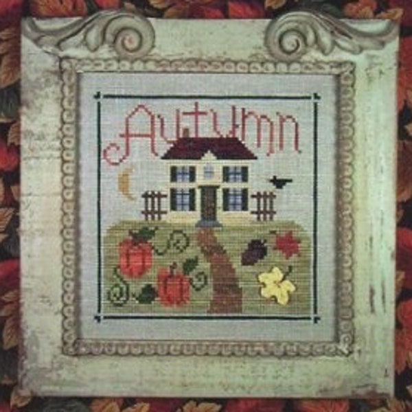 Autumn Sampler by Lizzie Kate - Counted cross stitch pattern - Hard copy