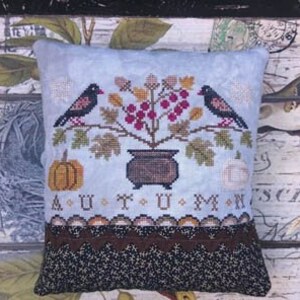 Seasons - Autumn van Lila's Studio - getelde kruissteekpatroon - gedrukte versie