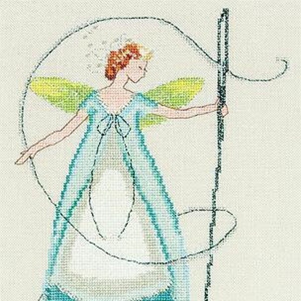 The Needle Fairy - Stitching Fairies Series by Nora Corbett - Counted cross stitch pattern - Hard copy