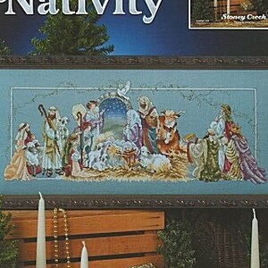 Natividad de la Santa Noche de Stoney Creek - Folleto 114 - Patrón de punto de cruz - Copia impresa