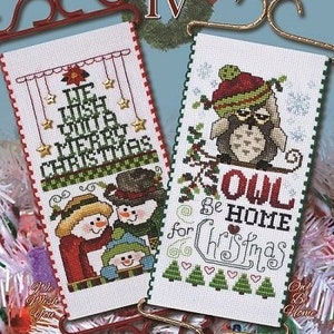Christmas Banners IV by Stoney Creek Collection - Counted cross stitch pattern - Hard copy