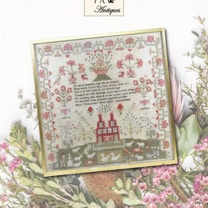 O Sweet Humility - Eliza Townsend 1835 by Cross Stitch Antiques - Counted cross stitch pattern - Hard copy