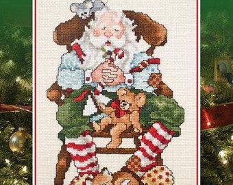 Sleepy Santa by Stoney Creek - Counted cross stitch pattern - Hard copy