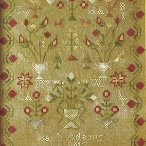 My Dear Hearts de Blackbird Designs - Patrón de punto de cruz contado - Copia impresa