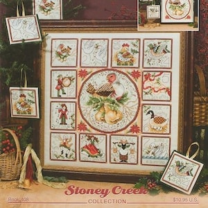 The 12 Days of Christmas With Ornaments by Stoney Creek - Counted cross stitch pattern - Hard copy