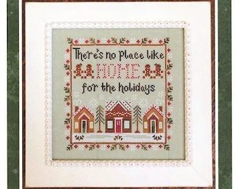 Home for the Holidays by Country Cottage Needleworks - Counted cross stitch pattern - Hard copy