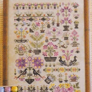 Baskets by Rosewood Manor - Counted cross stitch pattern - Hard copy