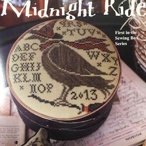 Midnight Ride de Blackbird Designs - Patrón de punto de cruz contado - Copia impresa