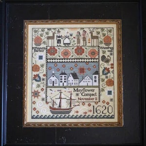 The New World Sampler by Plum Street Samplers - Counted cross stitch pattern - Hard copy