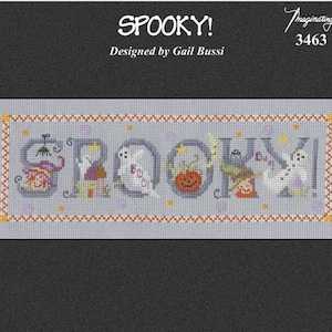 Spooky! by Imaginating - Counted cross stitch pattern - Hard copy