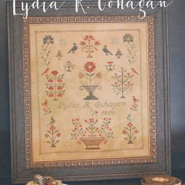 Lydia R Cohagan by Blackbird Designs - Counted cross stitch pattern - Hard copy