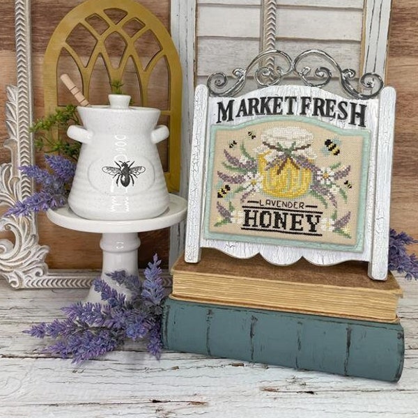 Lavender Honey by Erin Elizabeth Designs - Counted cross stitch pattern - Hard copy