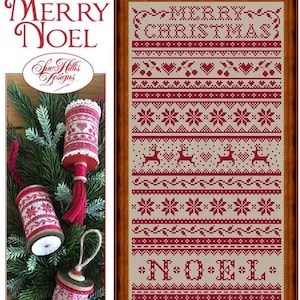 Merry Noel by Sue Hillis Designs - Counted cross stitch pattern - Hard copy