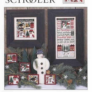Christmas Day by Prairie Schooler - Book 134 - Counted cross stitch pattern - Hard copy - Reprint