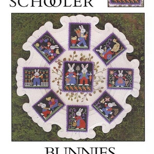Bunnies by The Prairie Schooler - Counted cross stitch pattern - Hard copy