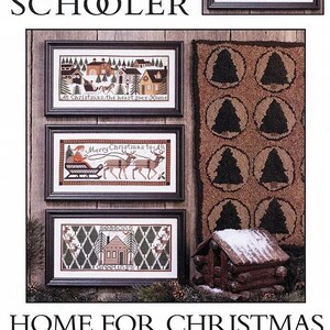 Home for Christmas (Book 86) by the Prairie Schooler - Counted cross stitch pattern - Hard copy - Reprint