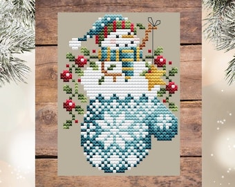 Let It Snowman by Shannon Christine Counted Cross Stitch Pattern/chart ...