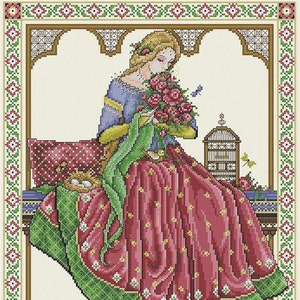 The Gardener by Joan Elliott Designs - Counted cross stitch pattern - Hard copy