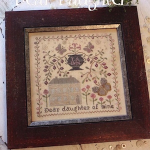 Dear Daughter de Blackbird Designs - Patrón de punto de cruz contado - Copia impresa