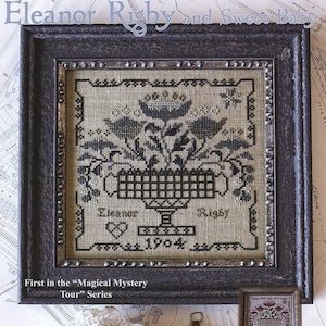 Eleanor Rigby y Sweet Baby de Blackbird Designs - Patrón de punto de cruz contado - Copia impresa