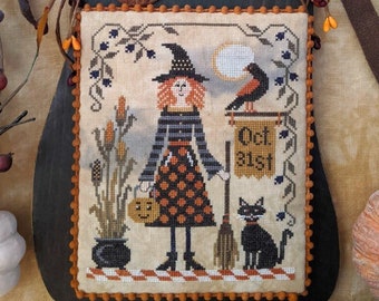 All Hallows' Eve van Lila's Studio - Geteld kruissteekpatroon - Gedrukt