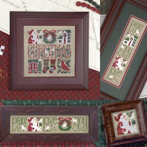 Little Bits of Christmas by The Drawn Thread - Counted cross stitch printed pattern