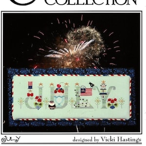 Juli van The Cross-Eyed Cricket - Cricket Collection - Geteld kruissteekpatroon - Gedrukt