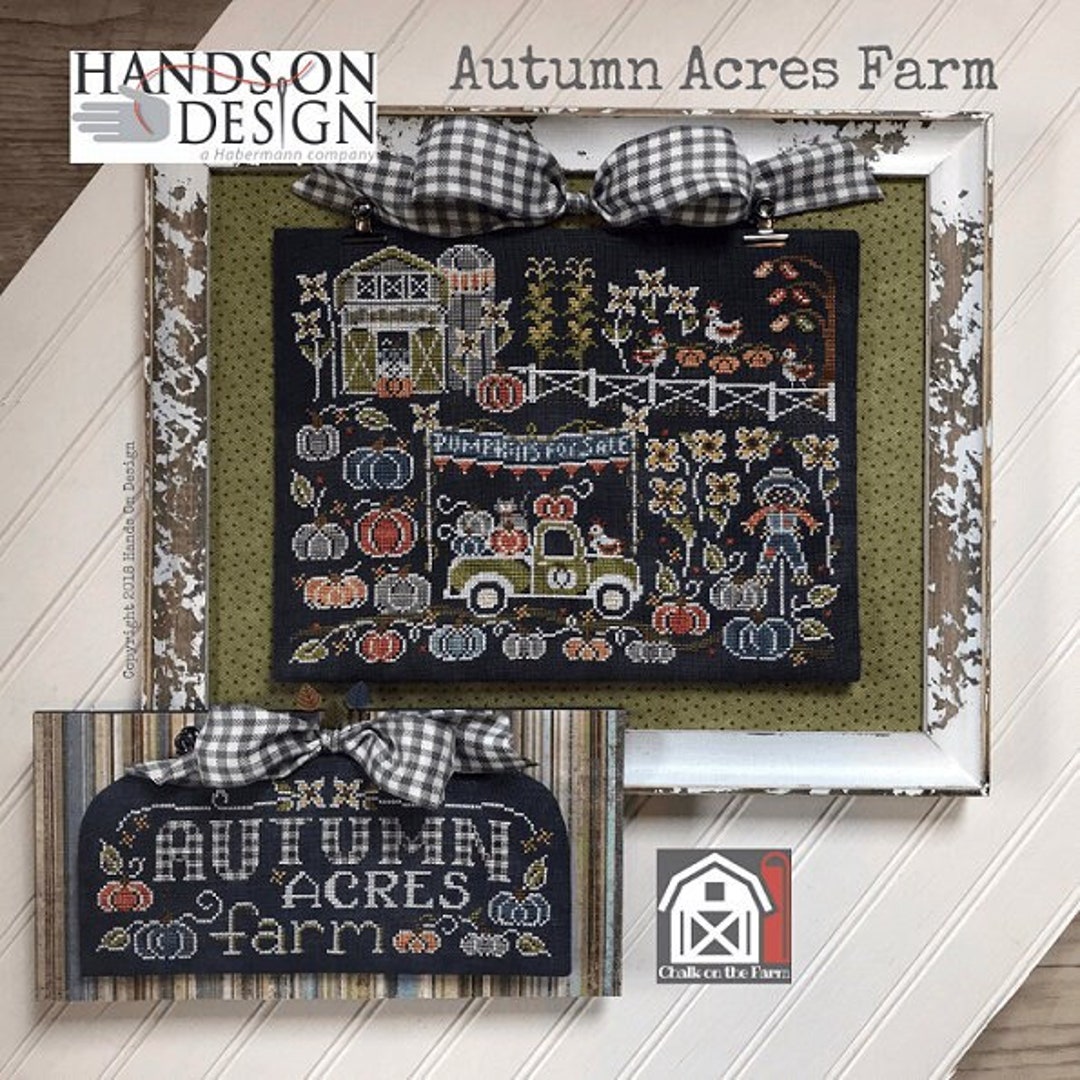 Autumn Acres Farm by Hands on Design - Counted Cross Stitch Pattern ...