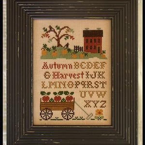 Autumn Harvest by Little House Needleworks - Counted cross stitch pattern - Hard copy