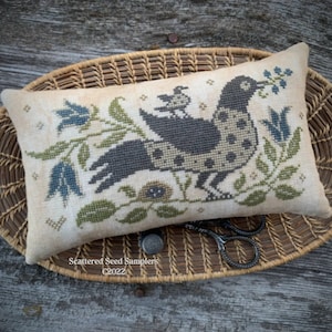 Gathering Together by Scattered Seed Samplers - Counted cross stitch pattern - Hard copy