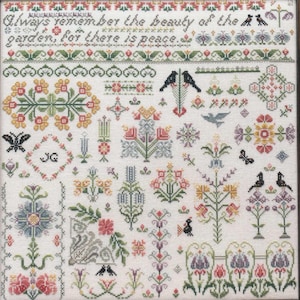 Bramley Garden by Rosewood Manor - Counted cross stitch pattern - Hard copy